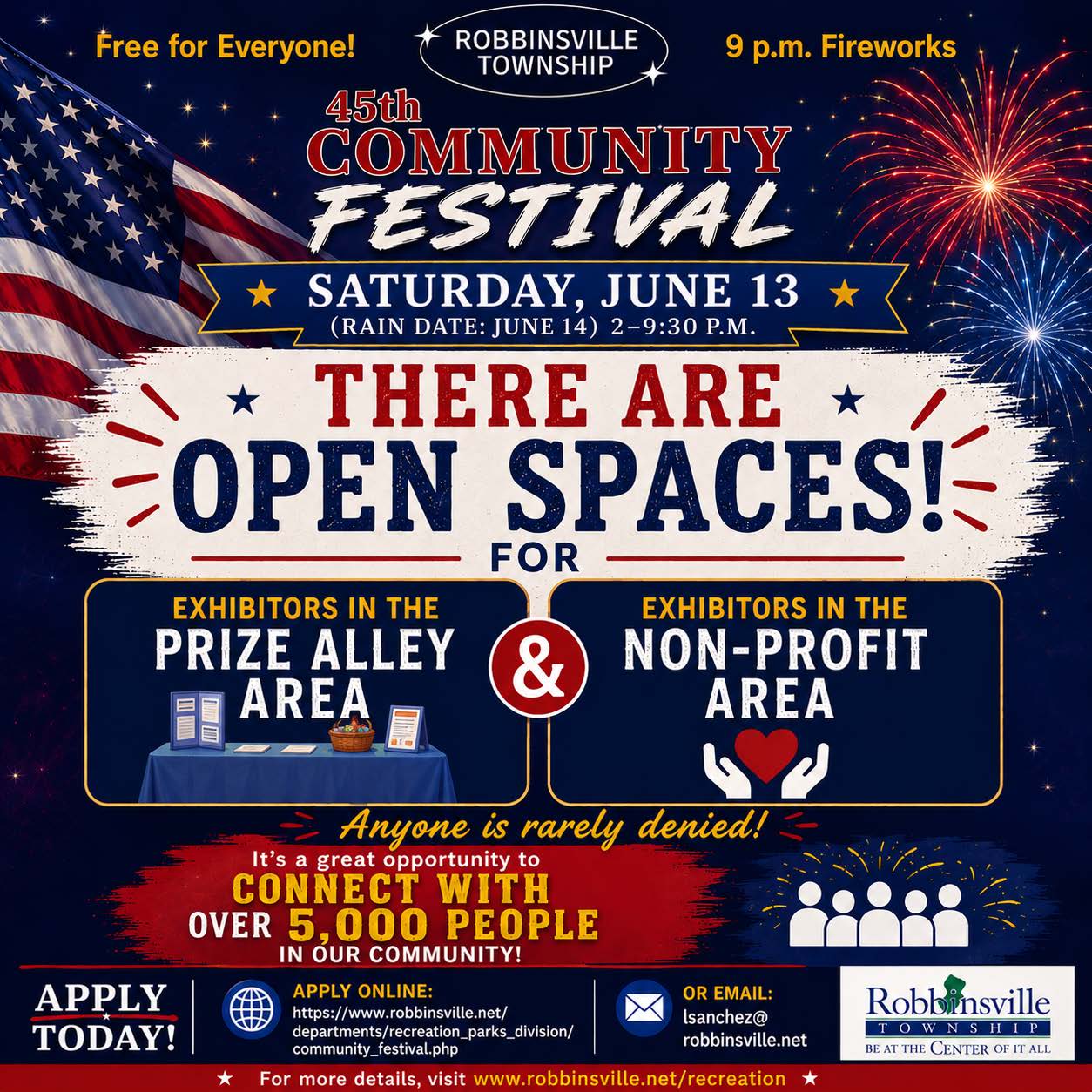 Community Festival Looking for Exhibitors